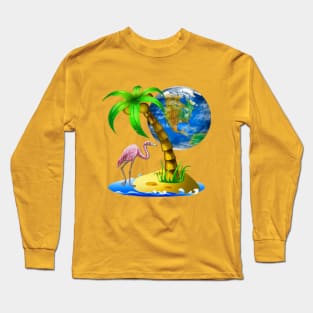 Tropical scene Long Sleeve T-Shirt